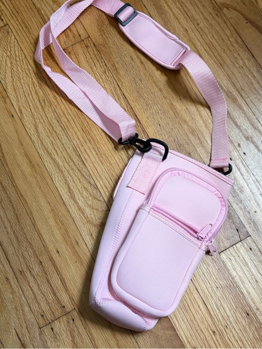 Light Pink Crossbody Waterbottle/Phone Holster Bag